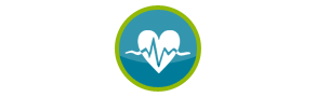 Heart with Diagnostics Icon